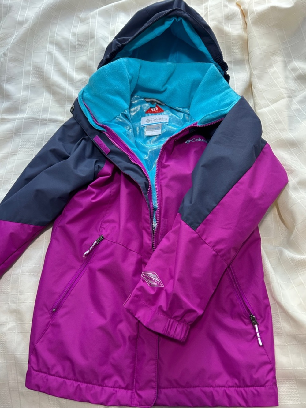 Columbia girls jacket, M 10/12